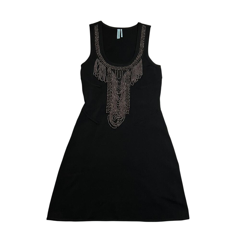 Guess by Marciano Sleeveless Scoop Neck Beaded Cocktail Dress Size XS Going Out